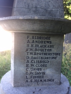 Eastcombe War Memorial First World War